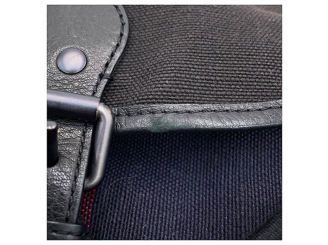 Zaino e borsa Burberry in tela Nero Multicolore - vista 9