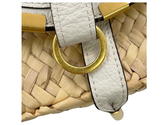 Borsa a secchiello Chloé Marcie Small Bianco - vista 12