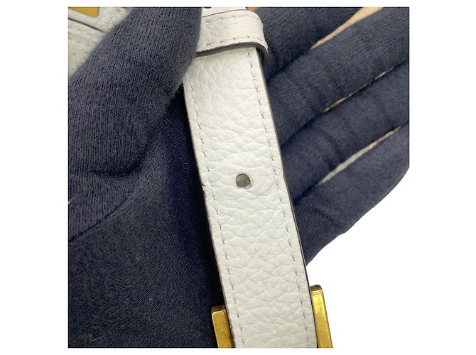 Borsa a secchiello Chloé Marcie Small Bianco - vista 14