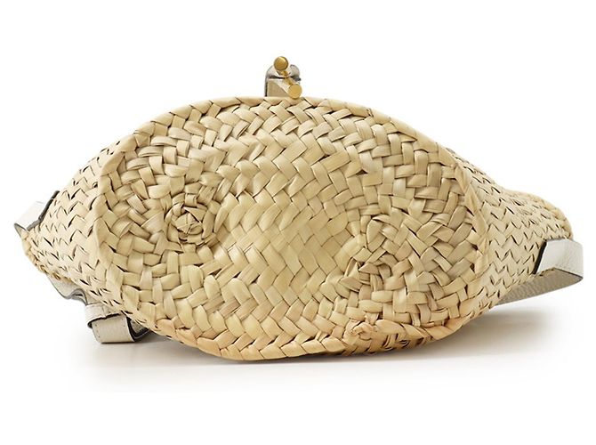 Borsa a secchiello Chloé Marcie Small Bianco - vista 3