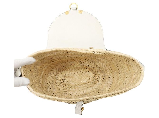 Borsa a secchiello Chloé Marcie Small Bianco - vista 5