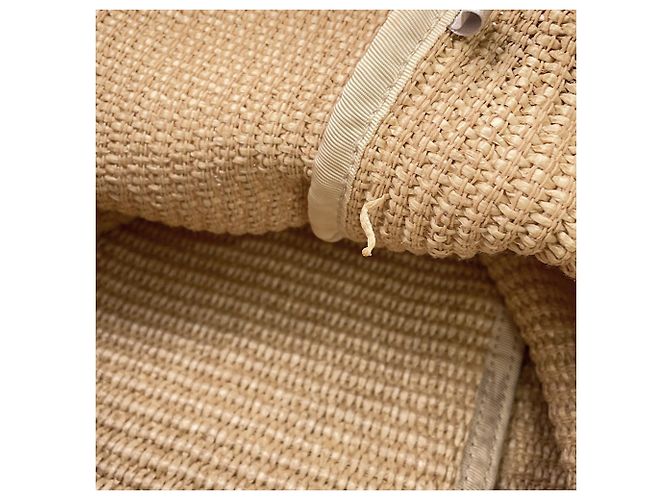 Jimmy Choo Raffia-Shopper in Beige - Ansicht 10
