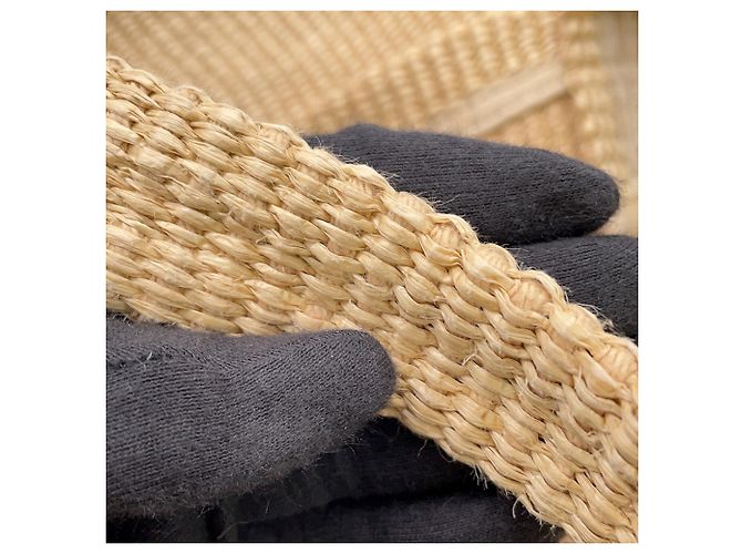 Jimmy Choo Raffia-Shopper in Beige - Ansicht 13