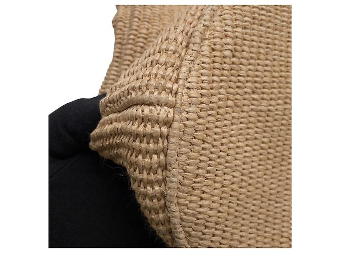 Jimmy Choo Raffia-Shopper in Beige - Ansicht 7