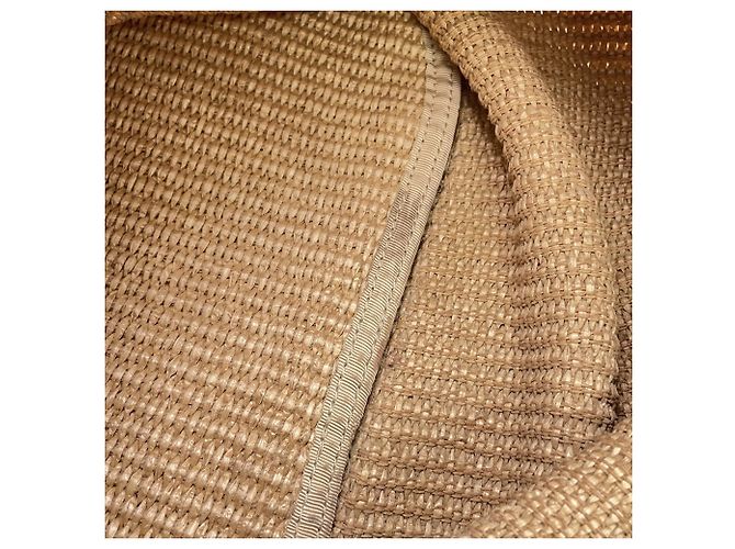 Jimmy Choo Raffia-Shopper in Beige - Ansicht 9