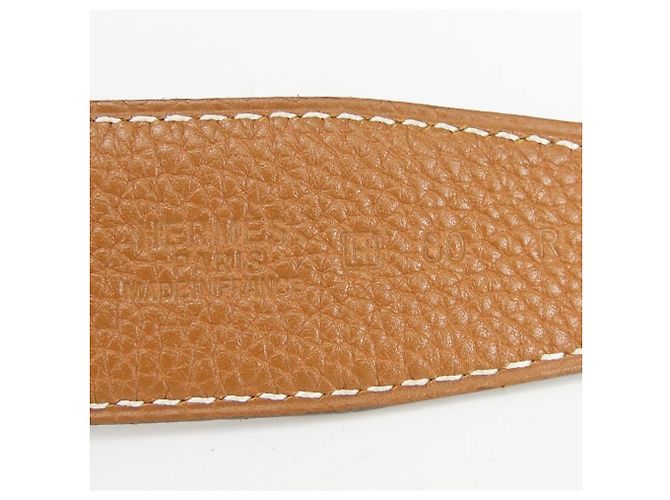 Hermès Cinturón Hermes Constance 80 Negro Dorado - vista 12