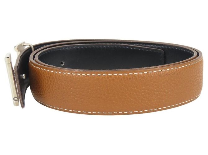 Hermès Cinturón Hermes Constance 80 Negro Dorado - vista 4