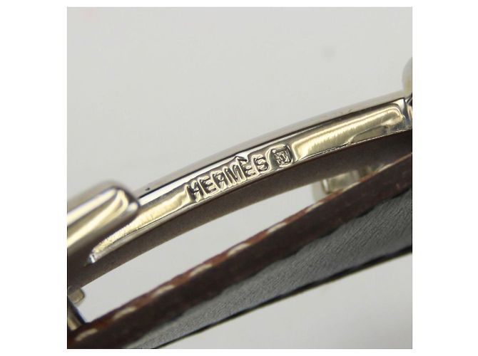 Hermès Cinturón Hermes Constance 80 Negro Dorado - vista 7