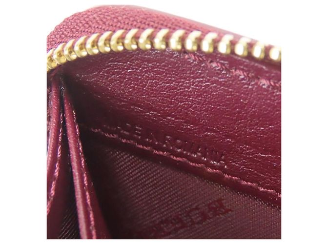 Cartera larga Burberry en piel charol Bordeaux Burdeos - vista 13