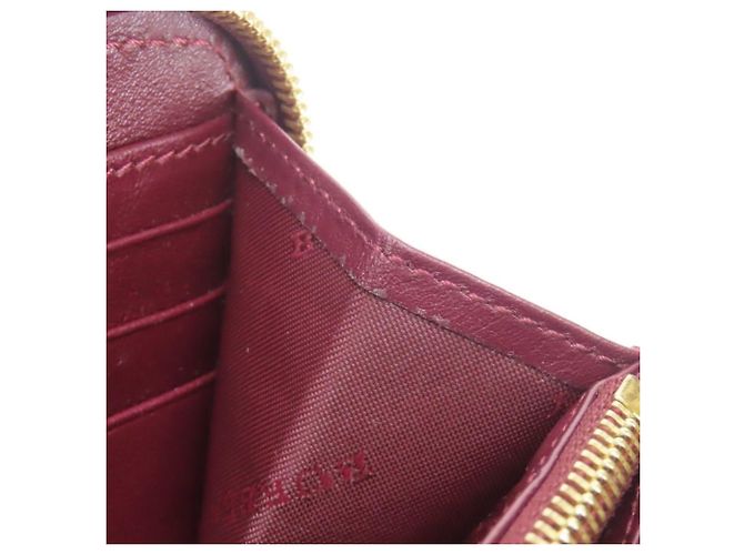 Cartera larga Burberry en piel charol Bordeaux Burdeos - vista 17