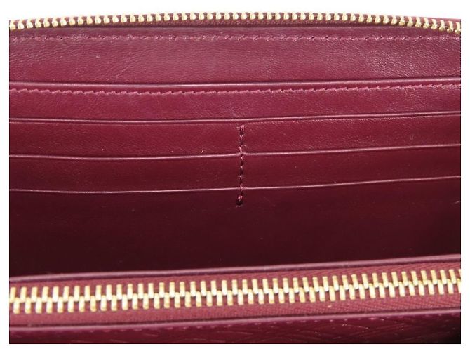 Cartera larga Burberry en piel charol Bordeaux Burdeos - vista 20