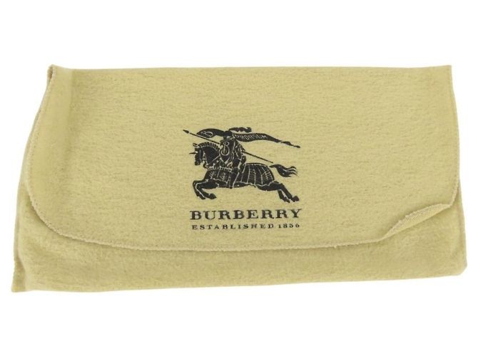 Cartera larga Burberry en piel charol Bordeaux Burdeos - vista 24