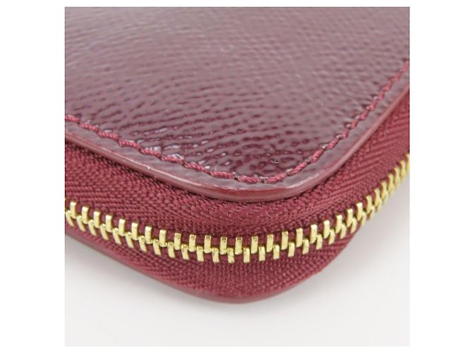 Cartera larga Burberry en piel charol Bordeaux Burdeos - vista 5