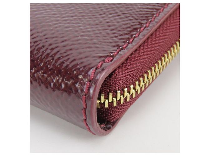 Cartera larga Burberry en piel charol Bordeaux Burdeos - vista 6