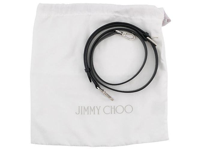 Borsa Mini North South Tote Jimmy Choo in pelle nera Nero - vista 18