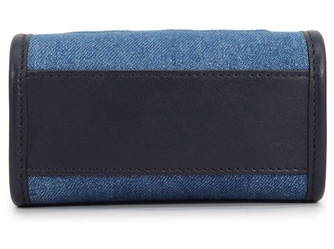 Borsa Mini Tote Jimmy Choo Blu Blu navy - vista 3