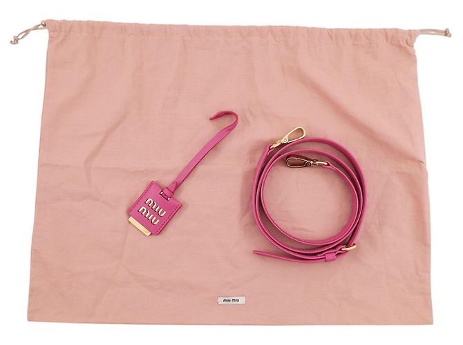 Borsa a mano Miu Miu Arcadi in pelle Matelassé Rosa - vista 18