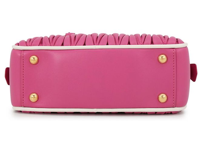 Borsa a mano Miu Miu Arcadi in pelle Matelassé Rosa - vista 3