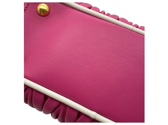Borsa a mano Miu Miu Arcadi in pelle Matelassé Rosa - vista 7