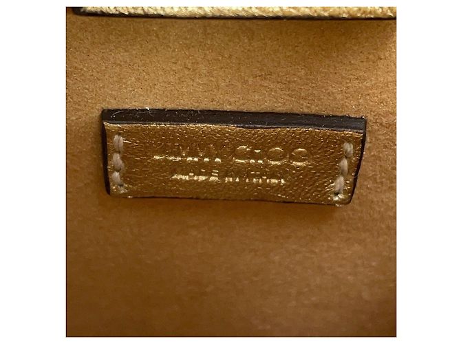 Borsa Mini Tote Jimmy Choo D'oro - vista 15