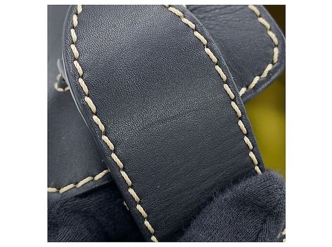 Borsa a secchiello in pelle Burberry Nova Check Nero - vista 11