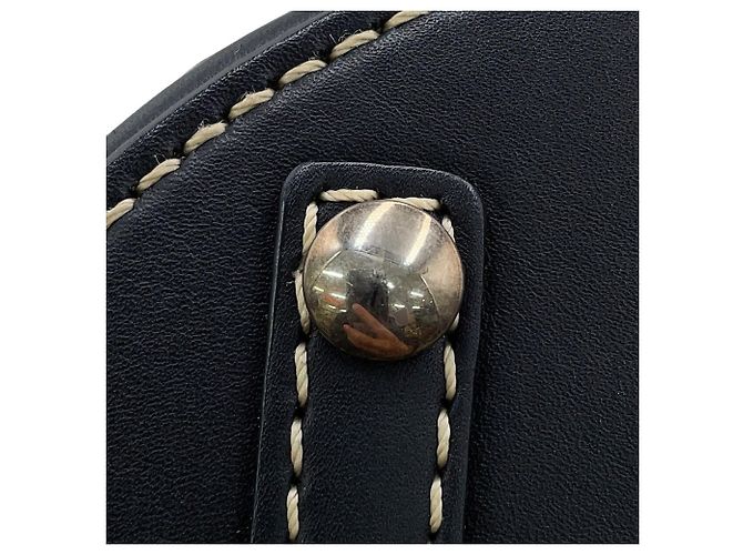 Borsa a secchiello in pelle Burberry Nova Check Nero - vista 13