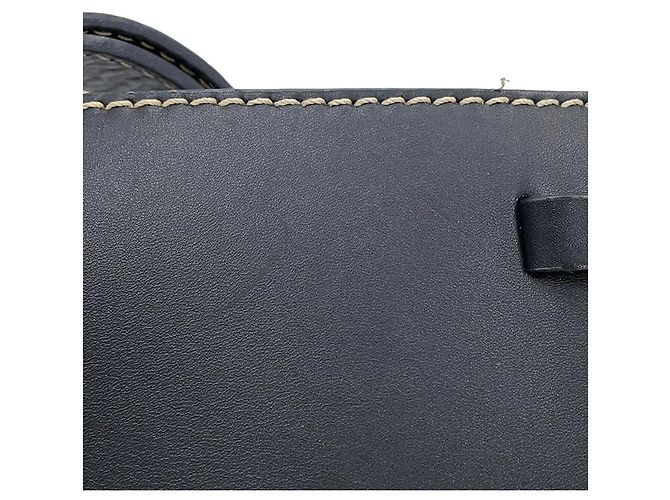 Borsa a secchiello in pelle Burberry Nova Check Nero - vista 7