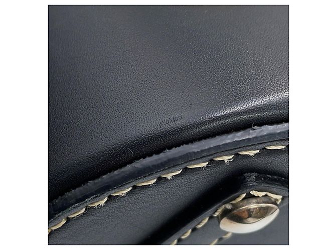 Borsa a secchiello in pelle Burberry Nova Check Nero - vista 8