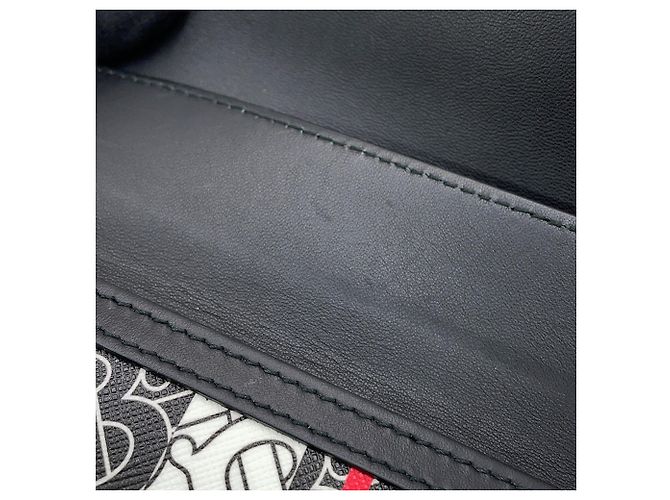 Borsa a tracolla con catena Burberry TB Monogram Marrone Nero Multicolore - vista 12