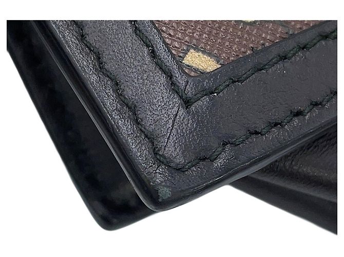 Borsa a tracolla con catena Burberry TB Monogram Marrone Nero Multicolore - vista 9