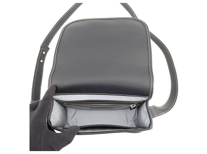 Burberry Schultertasche mit Check-Muster Schwarz Rot - Ansicht 5