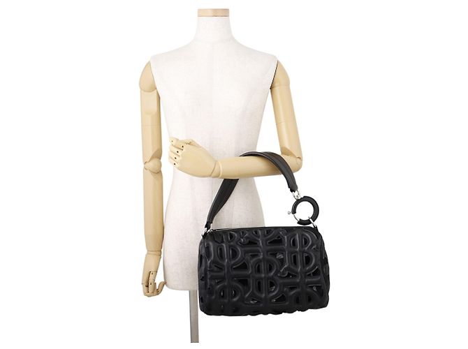 Borsa Burberry nera Nero - vista 4