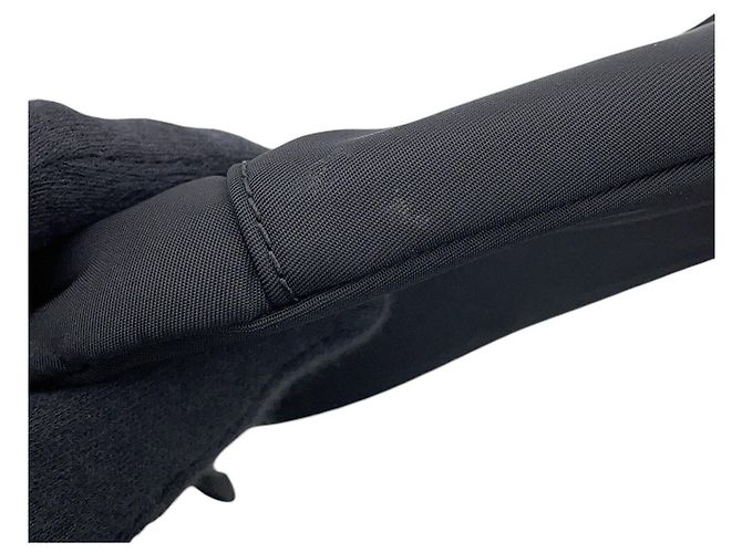 Borsa a tracolla Burberry in nylon nero - vista 6