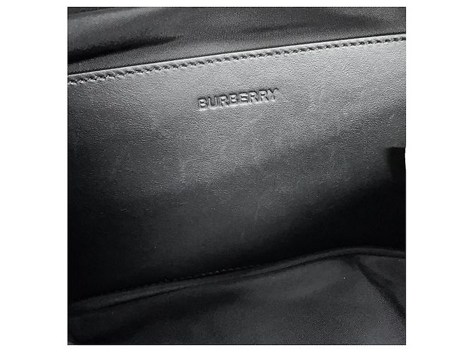 Borsa a tracolla Burberry in nylon nero - vista 7