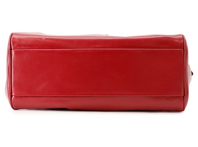 Borsa a mano Bowling in pelle Miu Miu Rosso - vista 3