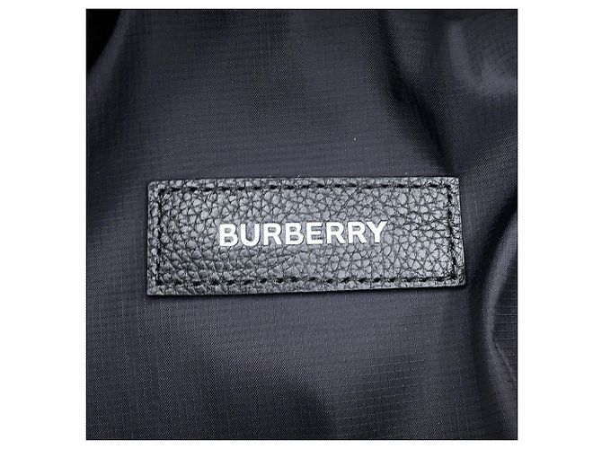 Zaino Burberry TB Monogram in nylon Bianco Beige Arancione - vista 17