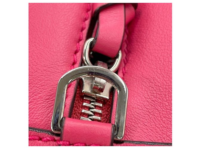 Borsa Bowling Jimmy Choo Varenne Rosa - vista 13