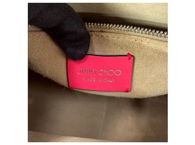 Borsa Bowling Jimmy Choo Varenne Rosa - vista 15
