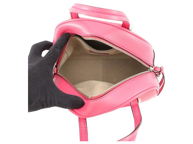Borsa Bowling Jimmy Choo Varenne Rosa - vista 6