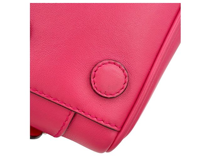 Borsa Bowling Jimmy Choo Varenne Rosa - vista 7