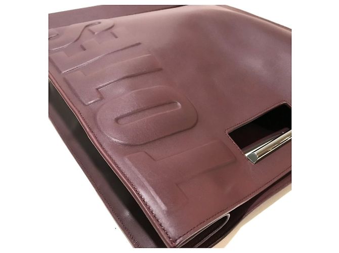 Saco Tote 3.1 Phillip Lim em couro Bordeaux - vista 5