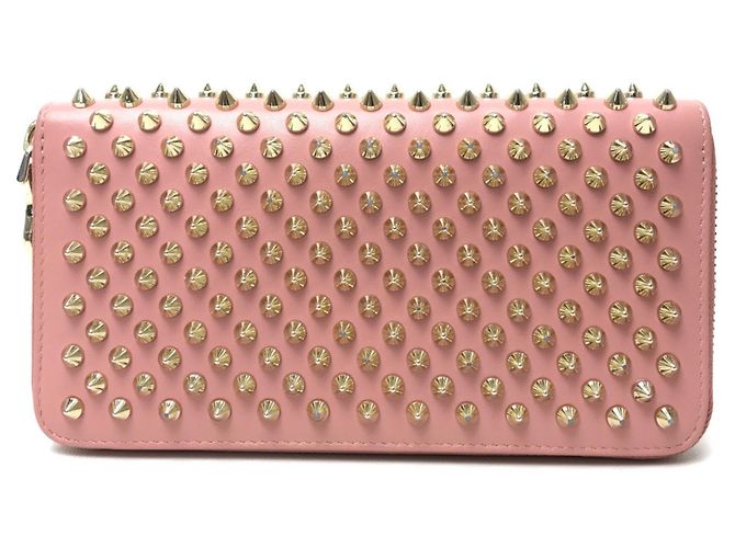 Cartera larga de piel rosa Christian Louboutin - vista 2