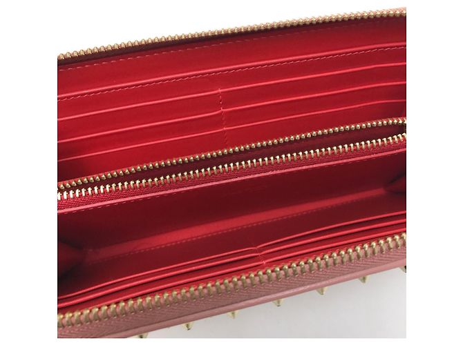 Cartera larga de piel rosa Christian Louboutin - vista 4