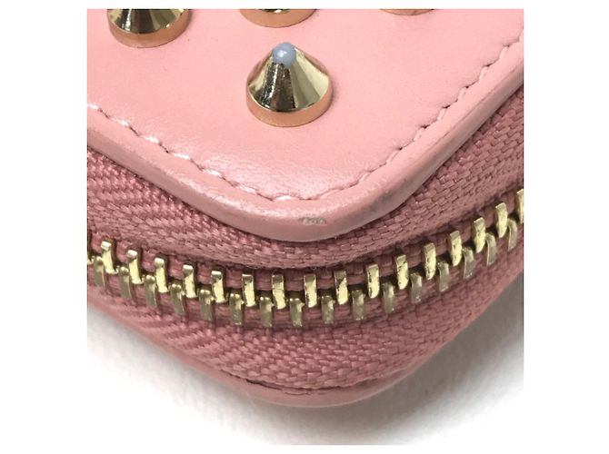 Cartera larga de piel rosa Christian Louboutin - vista 5