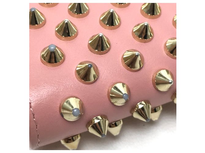 Cartera larga de piel rosa Christian Louboutin - vista 7