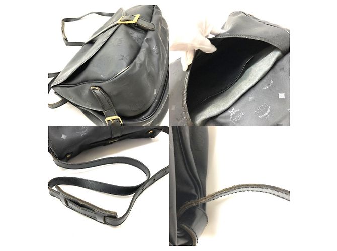 Bolsa Tiracolo MCM Preto - vista 12