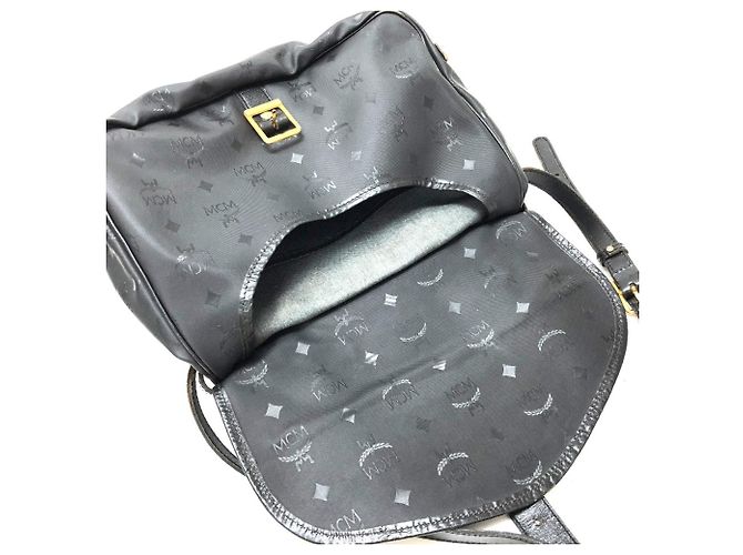Bolsa Tiracolo MCM Preto - vista 4
