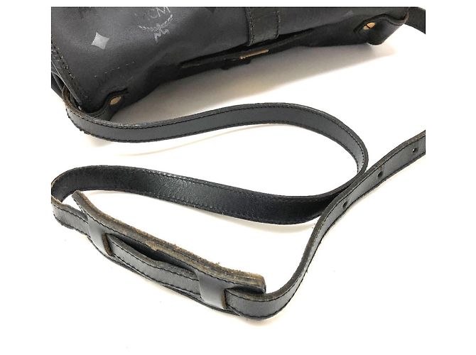 Bolsa Tiracolo MCM Preto - vista 7