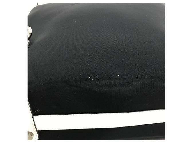 Jimmy Choo Two-tone Star Studded Leather Backpack Black White - view 13