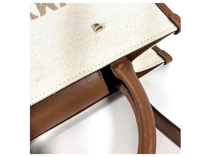 Jimmy Choo Logo Avenue S Tasche Beige - Ansicht 11